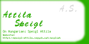 attila speigl business card